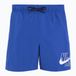 Nike Swim Logo 5'' Heren Zwembroek - Blauw - Maat S