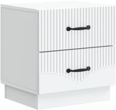 vidaXL Nachtkastje met lade Wit 43 x 34,5 x 44,5 cm Bewerkt hout