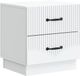 vidaXL Nachtkastje met lade Wit 43 x 34,5 x 44,5 cm Bewerkt hout