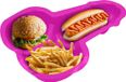 Funny Fashion Serveerschaal Penis Vorm Fuchsia Roze 23 x 16 cm