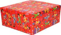 Club van Sinterklaas Cadeaupapier - Rood - 2x - 200 x 70 cm