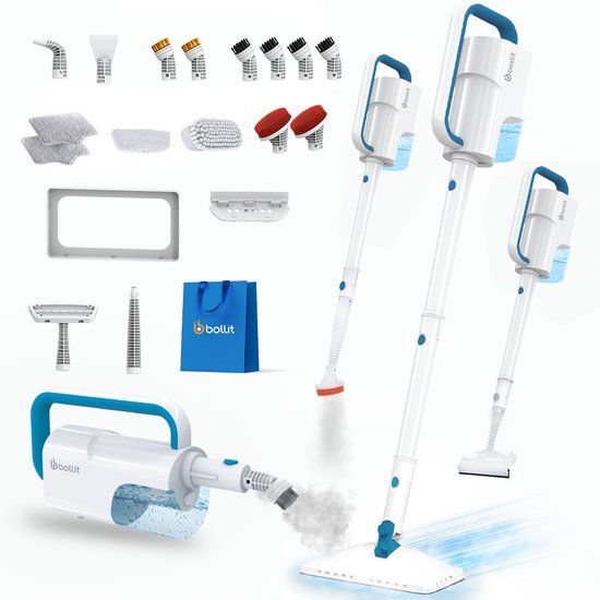 Bollit 20-in-1 Stoomreiniger 1550W Lichtgewicht
