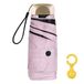 Vicloon Paraplu pliant, parasol, paraplu de poche mini, léger et compact, coupe-vent, idéal pour diverses activités de plein air, rose