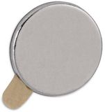 MAUL Magneet rond 20 stuks 0,5 kg staal metaal Neodymium Ø 1 x 0.1 cm zilver