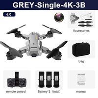 Q6 Drone 4K Quadcopter Opvouwbare Drone met 3 Batterijen