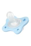 Chicco Rubber Dual Soft siliconen fopspeen 2-6 maanden, tweekleurig, set met dubbele zachtheid, ondersteunt de ademhaling en bevordert de juiste ontwikkeling van de mond, 2 stuks, jongens