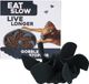 Eat Slow Live Longer Inzetstuk voor Anti-schrok Voerbak - M - Voerpuzzel - Slowfeeder voor Honden - Grijs - Gobble Stopper