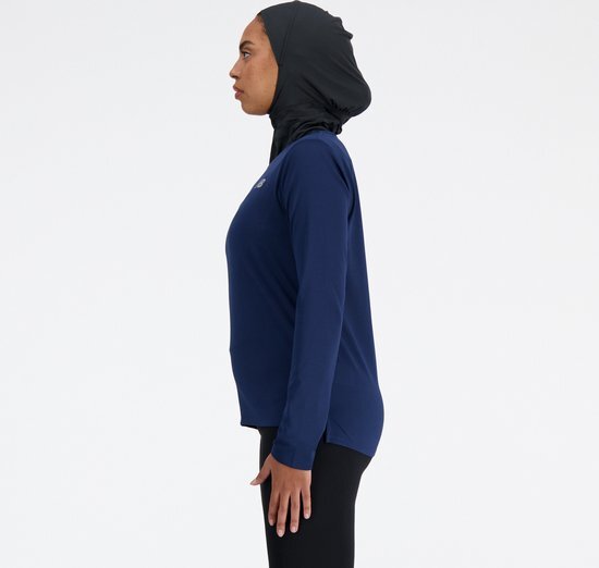 New Balance Long Sleeve Dames Sportshirt - NB NAVY - Maat L