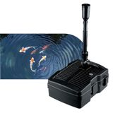 AQPOND Unity 3-in-1 vijverbinnenfilter met fonteinpomp en uv-sterilisator, 9 W, compleet filtersysteem met waterspelletjes voor tuinvijvers