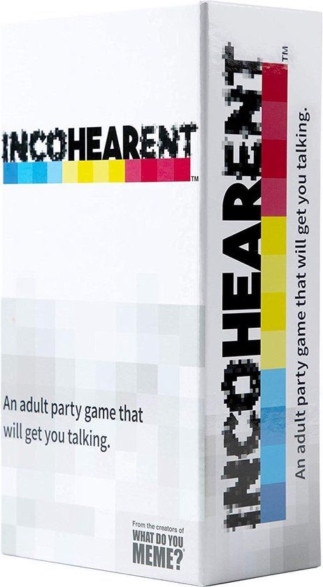 What Do You Meme Incohearent English Adult Party Game - Card Game - Games for 2 Adults - 18+ Game