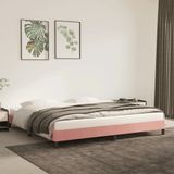Maison Exclusive Rosa 200x200 cm Velours Cadre de lit