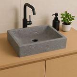 Lendo Online Lavabo rectangulaire 45x30x12 cm Marbre gris