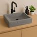 Lendo Online Lavabo rectangulaire 45x30x12 cm Marbre gris