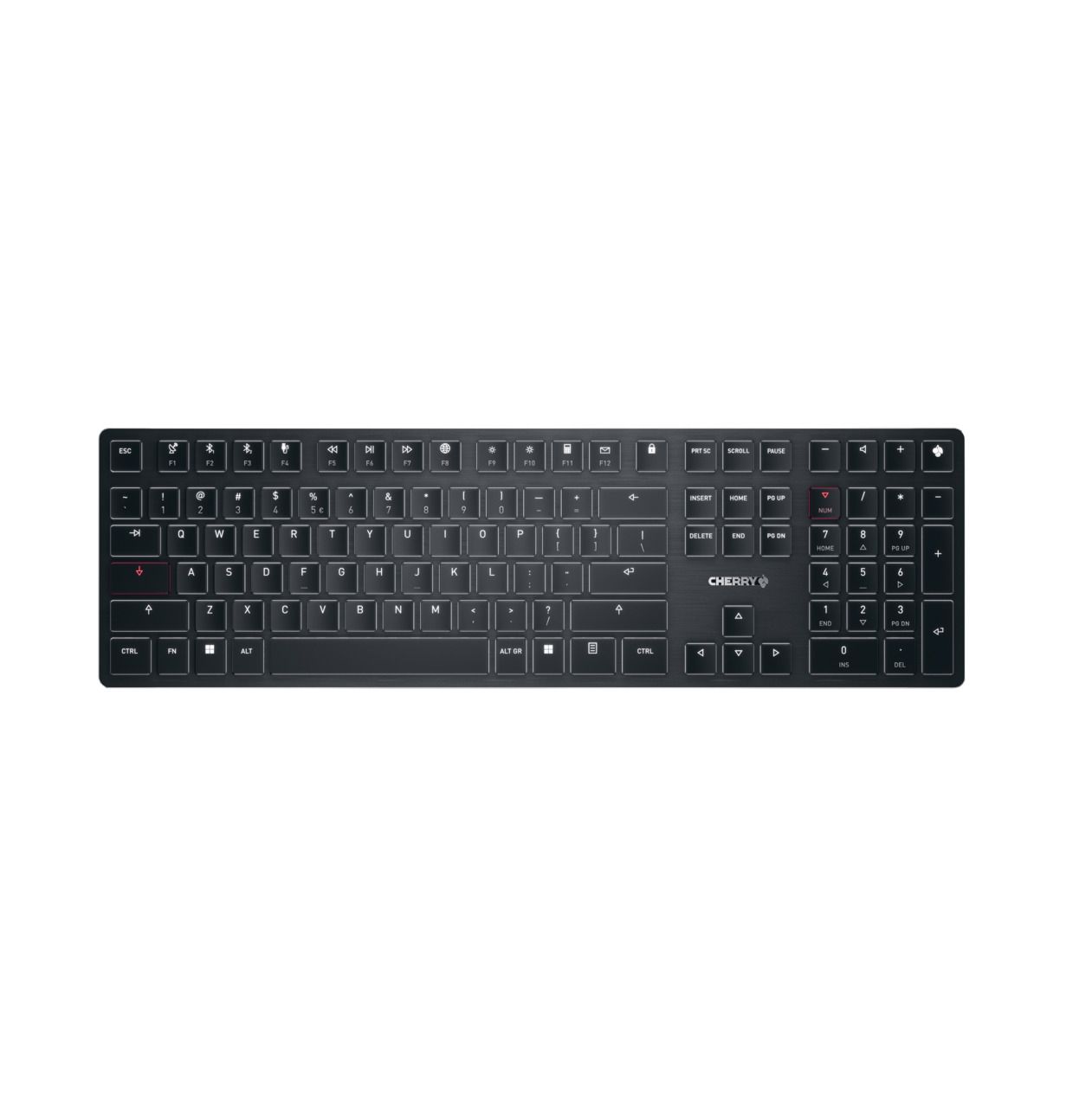 CHERRY KW X ULP Ultra Low Profile Mechanisch Toetsenbord Qwerty US Layout Zwart