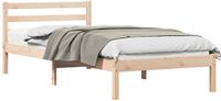 vidaXL Bedframe - Massief Vurenhout - Naturel - 225,5 x 85,5 x 69,5 cm
