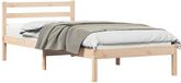 vidaXL Bedframe - Massief Vurenhout - Naturel - 225,5 x 85,5 x 69,5 cm