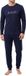 Joop! Heren pyjama Comfort donkerblauw Lange mouw Katoen Elastaan XXL