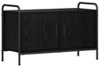 Meuble TV chêne noir 79,5 x 33 x 50 cm Bois transformé