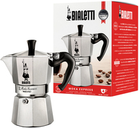 Bialetti Moka Express Percolator - 4 Cups - Aluminum