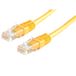 VALUE Patchkabel Cat.6 UTP (Class E), geel, 7 m