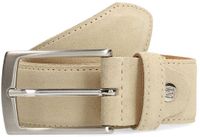 Manfield Heren Beige Suède Riem Maat 105