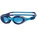 Zoggs Super Seal zwembadbril, UV-bescherming, snel aanpasbaar split juk comfortriem, mistvrije helder zicht, kinderen 6-14 jaar, blauw/grijs/camouflage