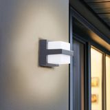 Lindby Fyra Applique murale d'extérieur LED intelligente