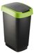 Poubelle - Poubelle avec couvercle - 25 litres - Vert - 33,3 x 25,2 x 47,6 cm