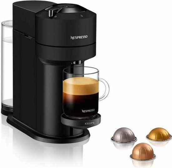 Nespresso Krups Nespresso Vertuo Next YY4606FD - Zwart - Koffiepadmachine - 1L - Espresso