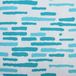 Cotexsa by MSV Premium antischimmel textiel douchegordijn - antibacterieel, wasbaar, 100% waterdicht, met 12 douchegordijnringen - polyester, "Loft" turquoise, wit 180x200cm - Made in Spain