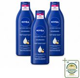 Nivea Lait pour le corps - 400 ml - Peau sèche à très sèche - 3 pièces