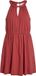 VILA Korte jurk VIMILLA Halter Mouwloos Katoen Brick Dust M