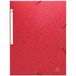 Exacompta 50x Scotten Elastomap + 3 kleppen in gewafeld glanskarton 425g/m2 - A4 - Geassorteerd - 55750E