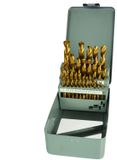 GEKO 28-delige metaalborenset - titanium coating - HSS staal - 1,5-13 mm - metaalbox