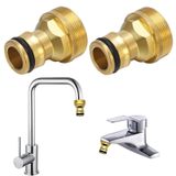 Solidchoice - 2 Connecteurs de robinet pour tuyaux d'arrosage