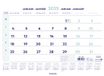 Brepols Maandkalender 2022 - Wandkalender - 45 x 30 cm - Wit
