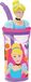 Disney Prinsessen mug met rietje, 3D-effect, roze, modelnummer CZ11334