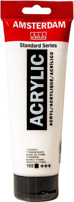 Amsterdam Acrylverf - Titaanwit - 250 ml