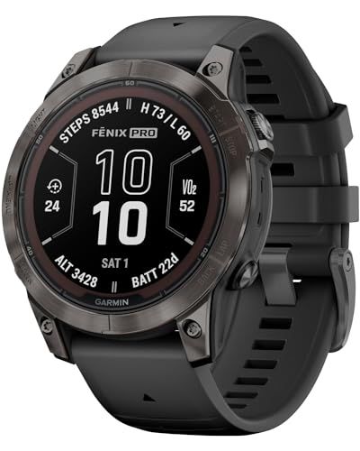 Garmin Fenix 7 Pro - Sapphire Solar Edition - Zwart - Unisex