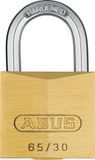 ABUS Hangslot Messing 65/30 - Set van 4, Gelijksluitend, Niveau 4
