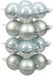Othmar Decorations Boules de Noël - 16x pc - vert menthe - 8 cm - verre - mat/brillant - décoration de Noël