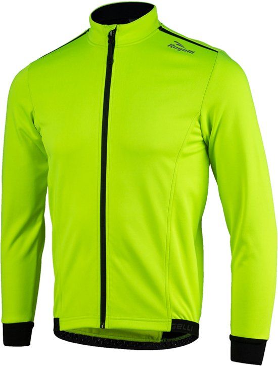 Rogelli Pesaro 2.0 Winter Wielrenjas Heren Fietsjack - Maat S - geel