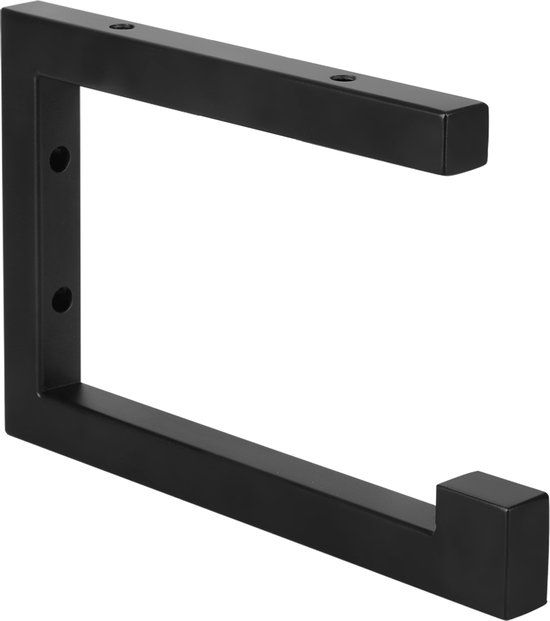 Differnz Handdoekdrager - 23 x 15 cm - Zwart