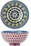Cosy&Trendy Billiet - Vanlaere 4x Oosterse soepkommen van porselein 12 cm rond