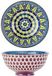 Cosy&Trendy Billiet - Vanlaere 4x Oosterse soepkommen van porselein 12 cm rond