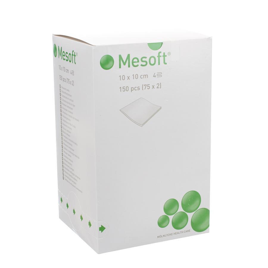 Mesoft kompressen 10 x 10 cm 150 stuks