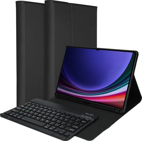 Accezz QWERTY Bluetooth Keyboard Bookcase Zwart voor Samsung Galaxy Tab S9