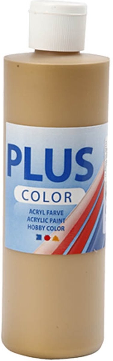 Color Plus Acrylverf - Verf - 250 ml - Gold