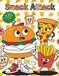 Snack Attack: Funny Food Coloring Book for Kids