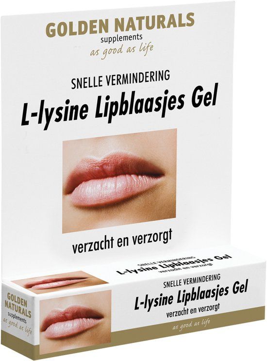 Golden Naturals L-lysine Lipblaasjes Gel